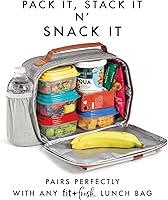 Vista 5 de Fit & Fresh Snack N Stack - Juego de 10 piezas, varios