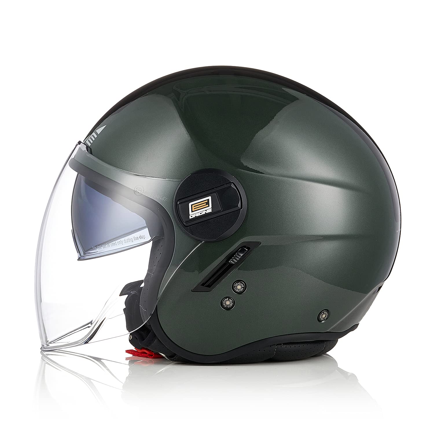 ORIGINE Casco Jet Moto Casco Aperto Scooter con Doppia Visiera Omologato ECE