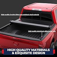 Vista 6 de MOSTPLUS Cubierta Enrollable de Vinilo Suave para Caja de Camioneta Tonneau Compatible con Ford Ranger 2019-2025 Cama de 6 Pies