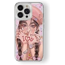 Multitronic iPhone 15 Pro Max Uyumlu I Love You Anime Tasar m Bask l   effaf K l f