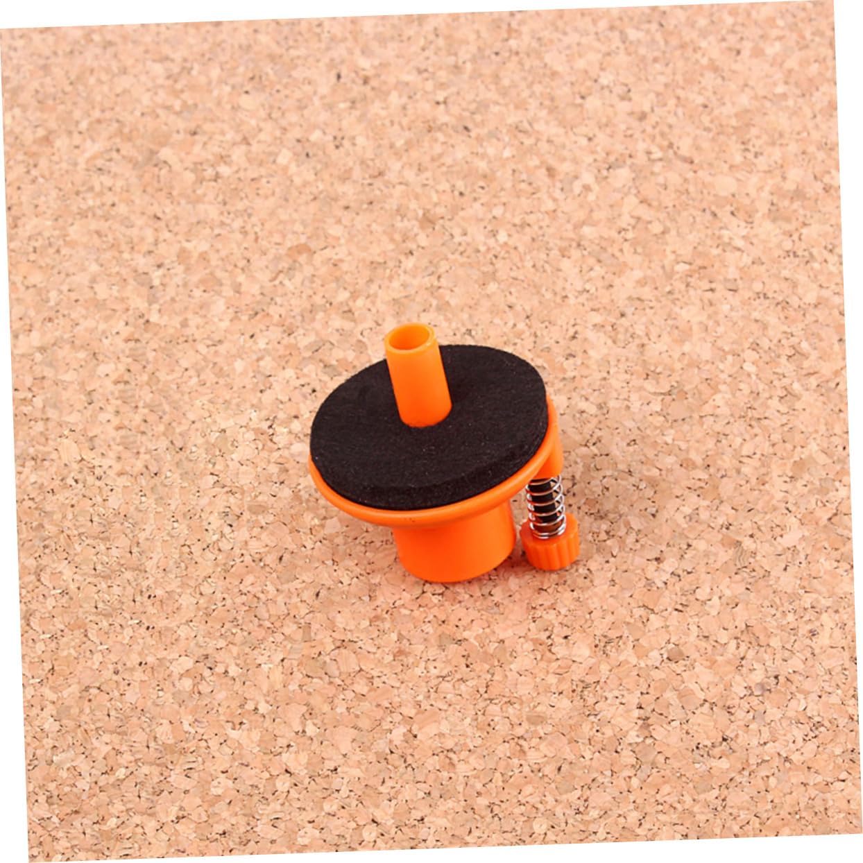 VANZACK Orange Cymbal Stand Holder Adjustable Hi-hat Cymbal Support 360° Rotation Sturdy Metal Base for Drummers Compatible Most Drum Sets