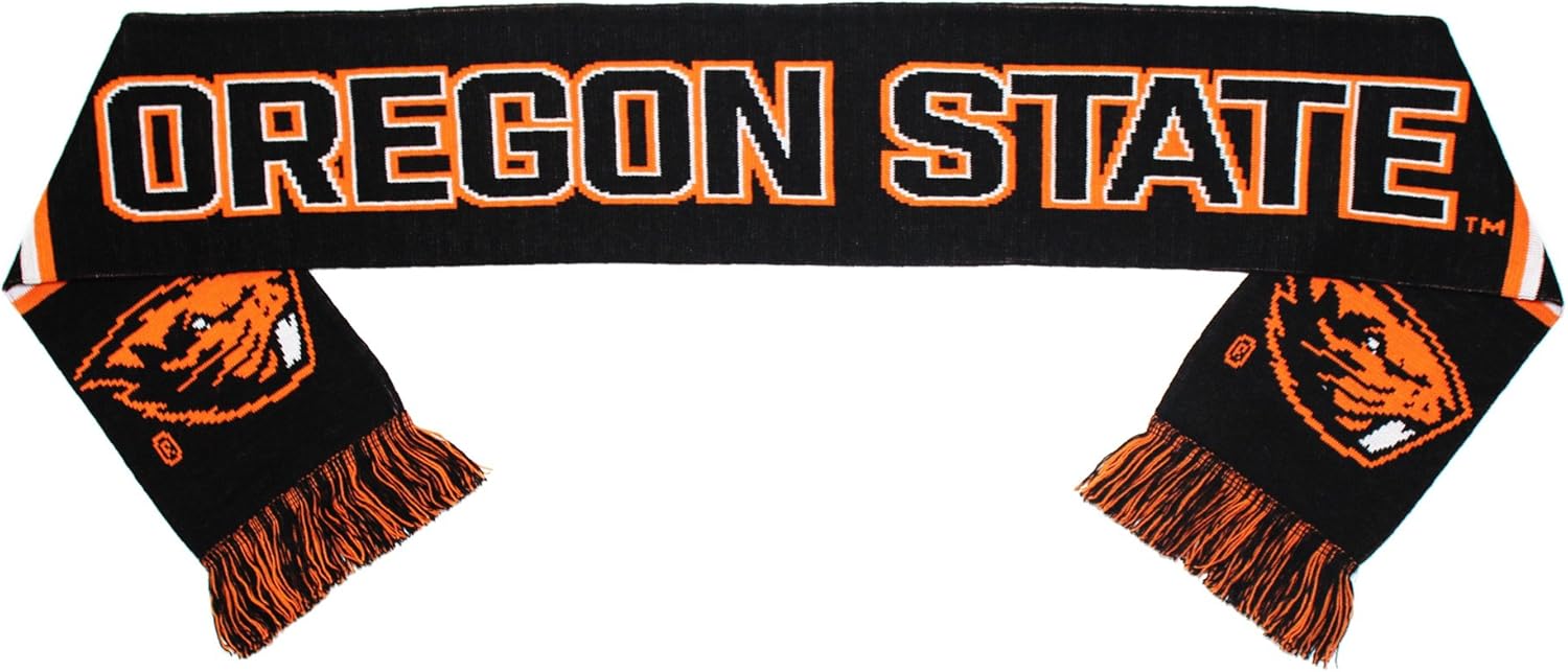 Tradition Scarves Oregon State Beavers Scarf - OSU Knitted