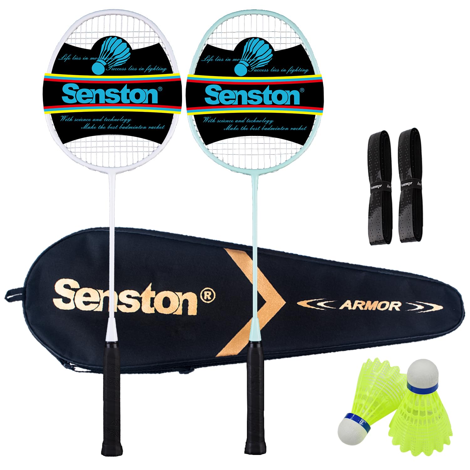 Buy Senston Graphite Badminton Rackets Set Of 2 Badminton Set For