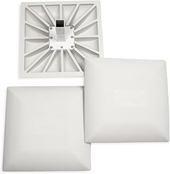 Champion Sports Hollywood Type Safety Baseball Base Set - Beveled Base Corners - Solid One Piece Construction - Ideal for Baseball and Softball - Set of 3 - Ground Anchors Not Included