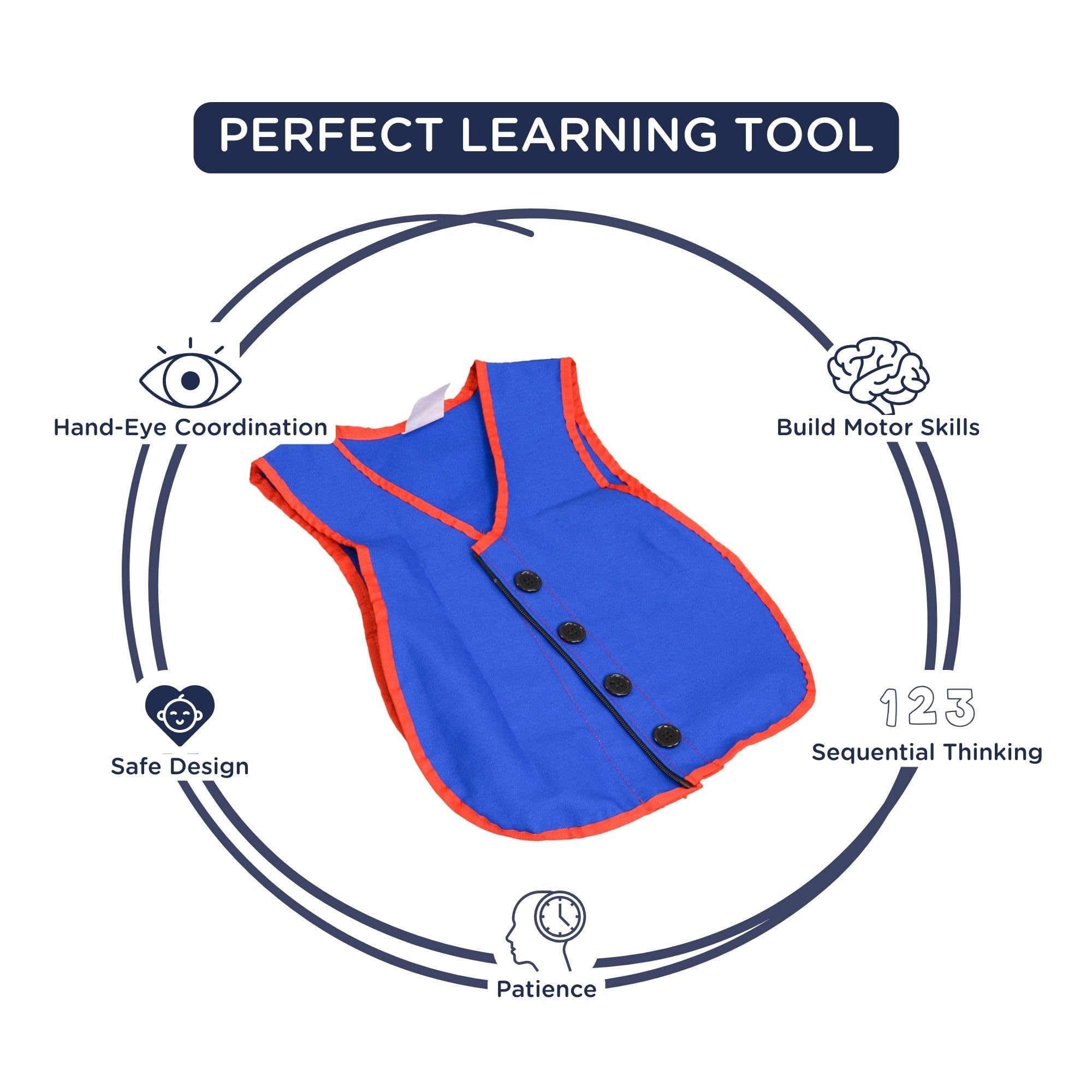 Amazon.com: Children's Factory Manual Dexterity Combo Zipper