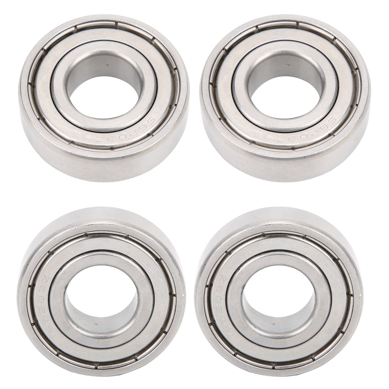 Miniaturlager S6203ZZ, 10 Stück, Edelstahl-Hochgeschwindigkeitslager, 40 x 17 x 12 mm, doppelt geschirmt, für Untersetzungsgetriebe, Walzwerk, Walzen, Brecher, Druck- und