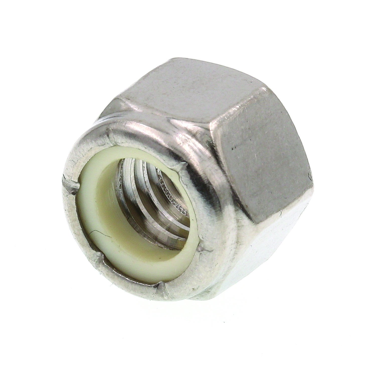 Prime-Line 9075389 Nylon Insert Lock Nuts, 3/8 In.-16, Grade 18-8