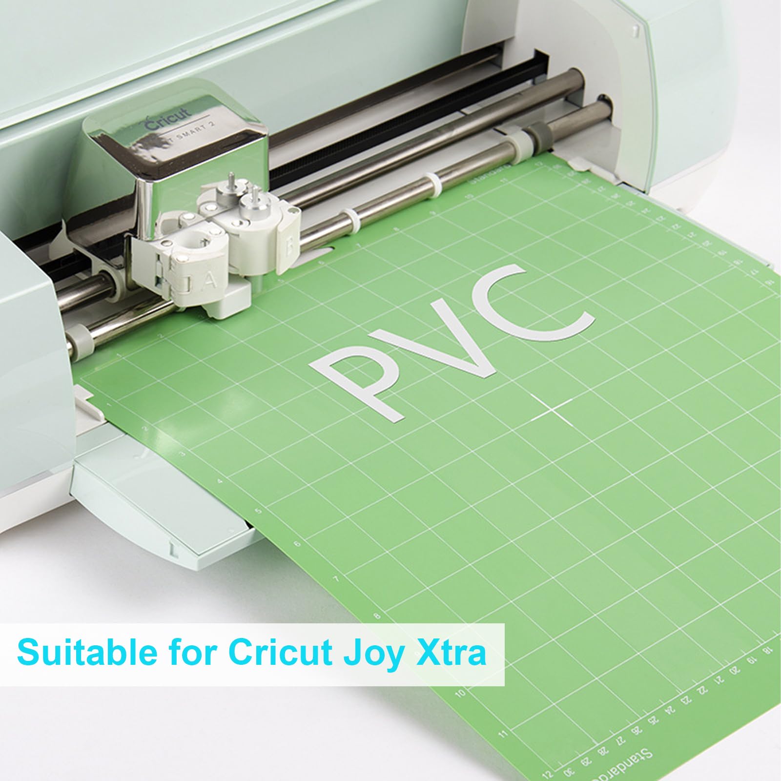 Alfombrilla de corte para Cricut Joy Xtra, 3 piezas de accesorios mate antideslizantes, alfombrilla de corte autoadhesiva para Cricut Maker para manualidades (agarre estándar, LightGrip