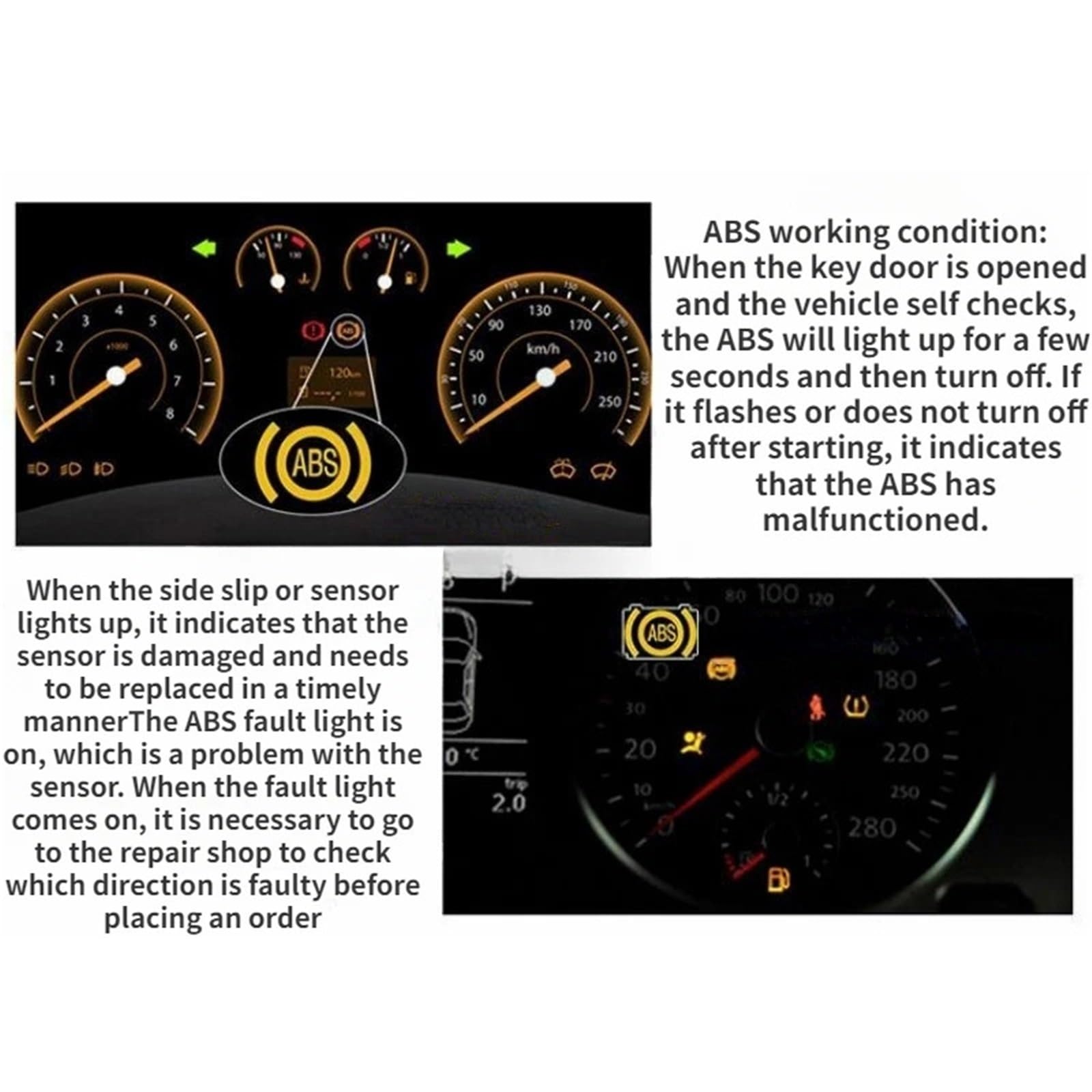 Sensor ABS OE: MK584727 MK584728 MK585279 MK585280 Compatible Con Canter Fuso Prestij 0265008644 0265008643 0265008709 0265008710(MK584727)