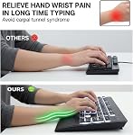 Large Print Backlit Keyboard for Seniors,Visually Impaired-High Contrast Black Keys,White LED with Cover,Wired USB 104 Full Size-Easy to Read Big Letters for Macular Degeneration Low Vision (No Glare) | 4X larger high contrast letter, white LED backl