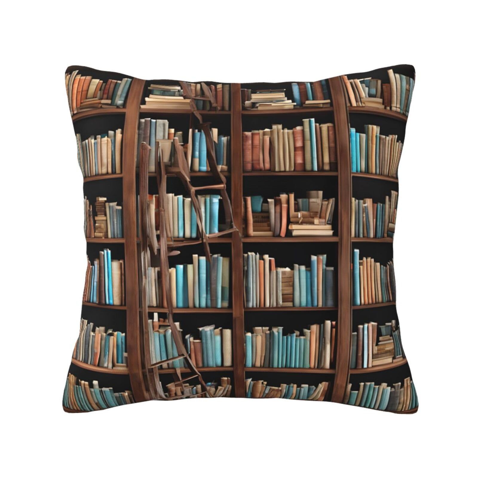LHFIOHIRG (books) Decorative Throw Pillow Covers Double-Sided Printed Cushion Covers for Sofa, Couch, Bed, and Home Decor 50 x 50cm