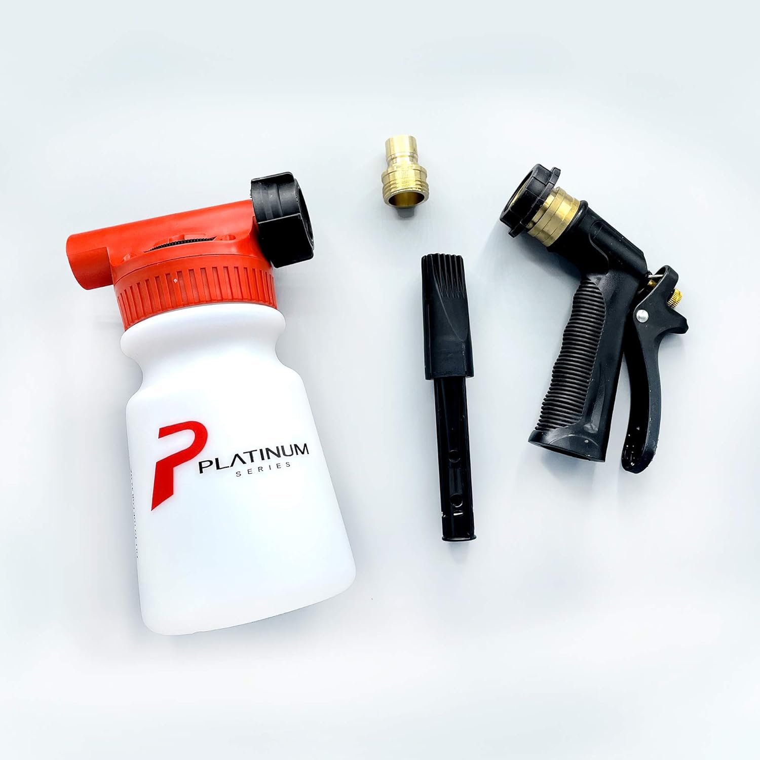 Platinum Series Car Wash Foam Sprayer for Garden Hose, Foaming Nozzle Spray Gun Soap Cannon with Thick Suds, Auto Detailing and Cleaning Accessories : Automotive