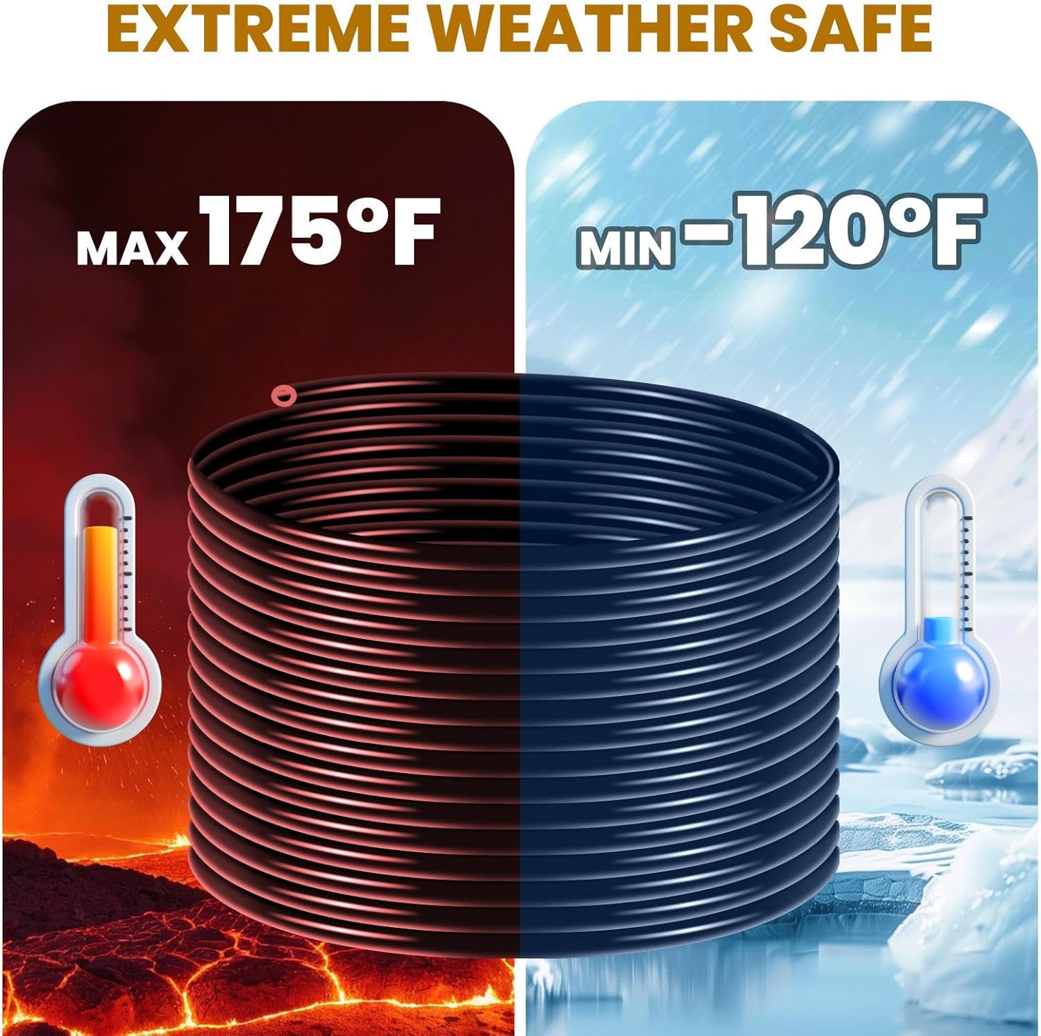 328 Feet Self Sinking Aeration Hose, 3/8 Inch pond pump hose, Aeration Hose with 4 Stainless Steel Clamps and 4 Copper Menders for Water Garden and Pond Tubing (100m)