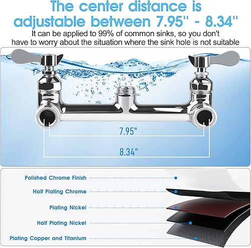 Miniatura 5 de NETISR Kit de reparación de válvula de pulverización de preenjuague para la mayoría de rociadores comerciales de fregadero, parachoques facial de
