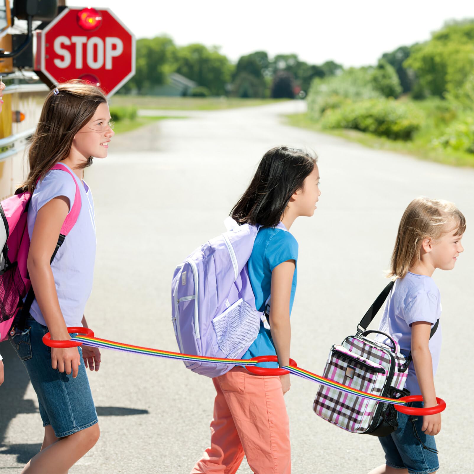 STOBOK 12 Piezas Tracción Perdida En La Cola Cuerda De Guardería De Seguridad Aire Asistente De Caminata Correa De Jardín De Infantes Cuaderno Felpa Anillo De Cinturón Paño Pulsera Niño