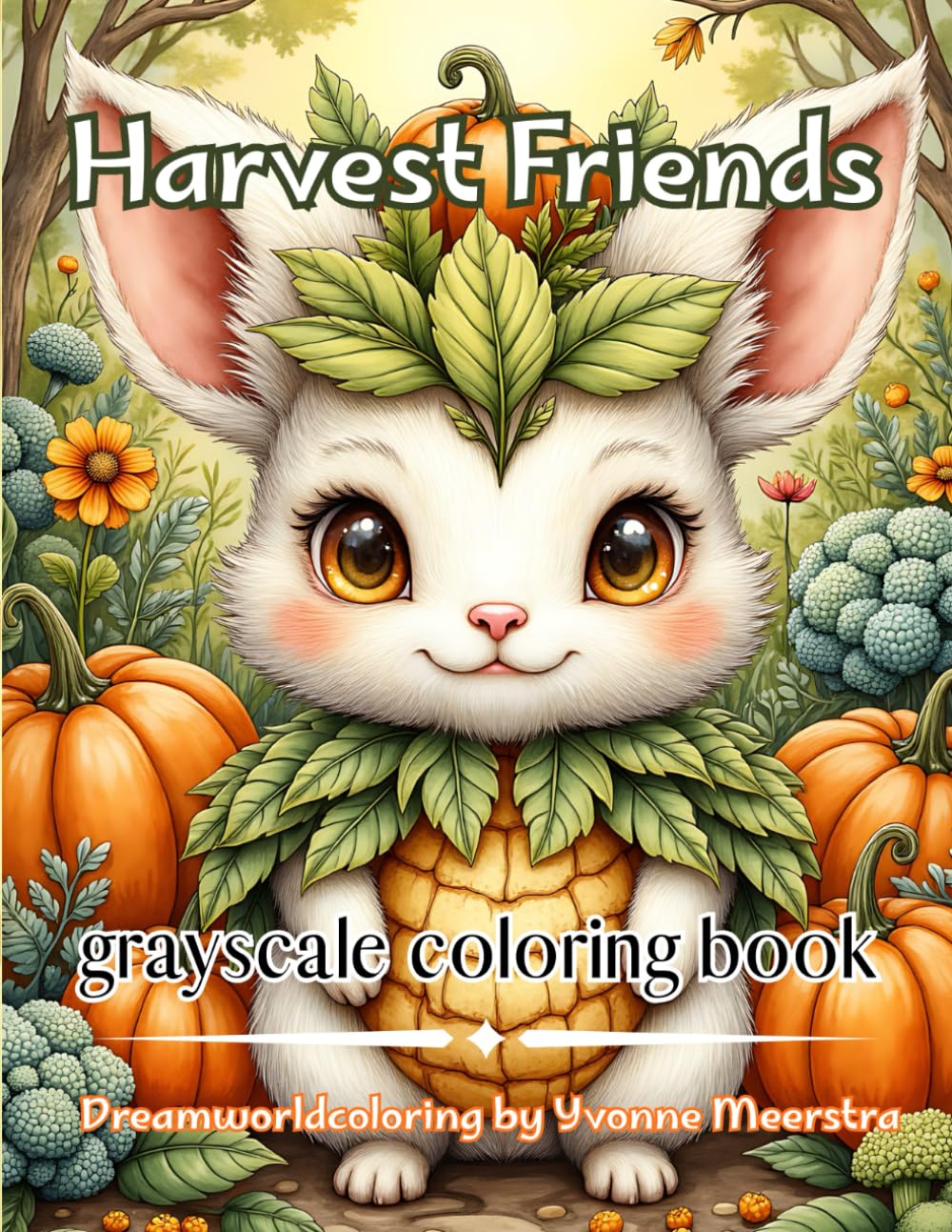 harvest friends: Adorable Autumn Characters to Color