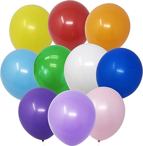 100 9 Inch Helium Grade Premium Latex Balloons