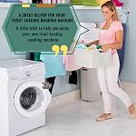 2pcs laveuse Porte Prop Open, Silicone Avant Charge Laveuse Porte Bouchonneuse Porte Prop Support de Lave-linge et Sèche-Porte Accessoires pour une bonne ventilation & Séchage