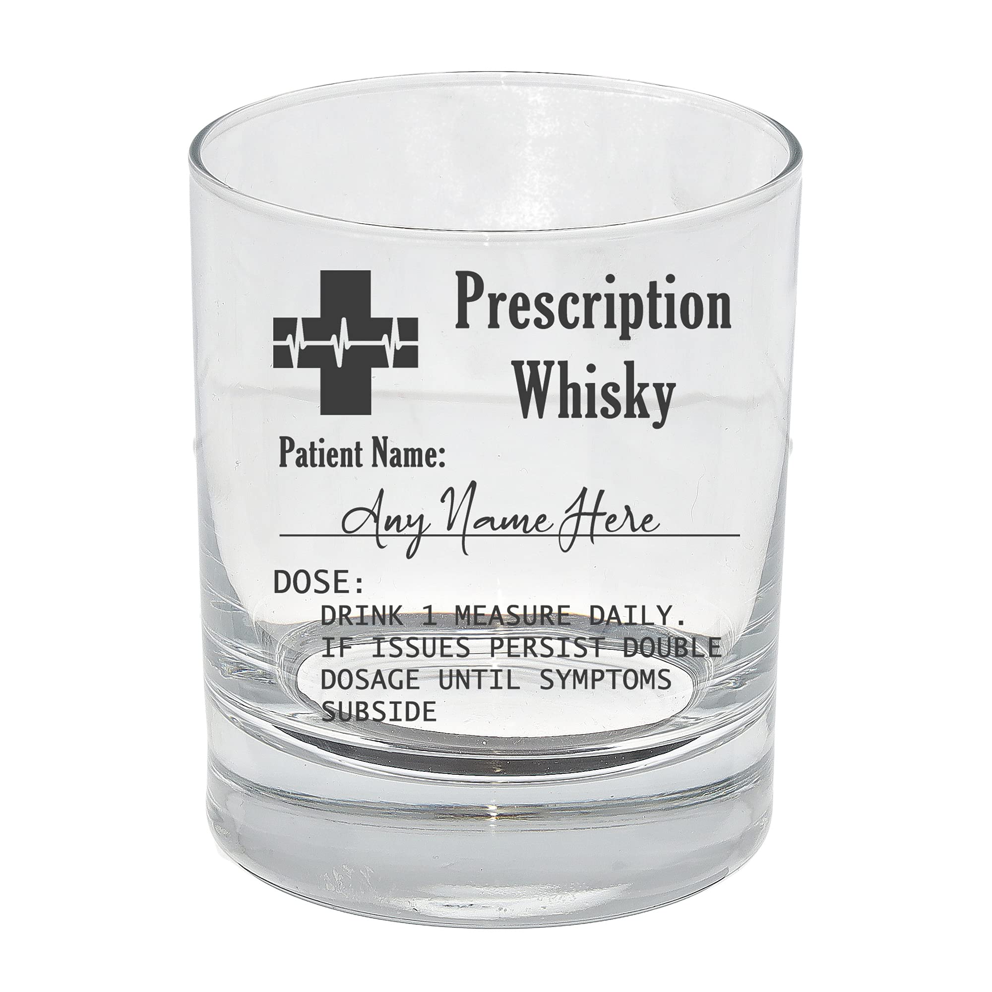 Always Looking Good Personalised Engraved Whisky Tumbler Glass Prescription Whiskey Glass with Name Novelty Funny Birthday Fathers Day Gift (305ml Lav Tumbler, Empty Glass) — image 1