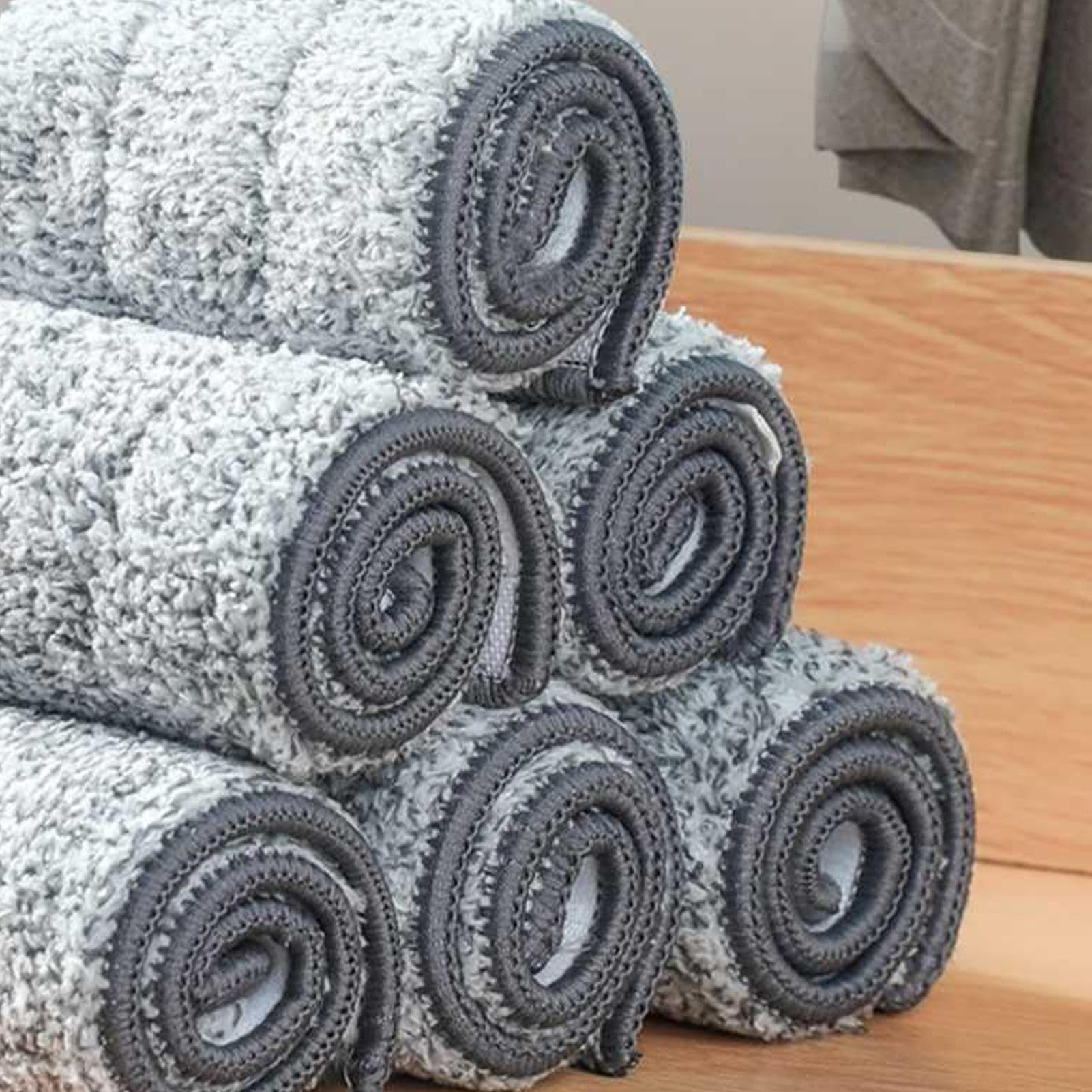 Tampons de vadrouille en microfibre, tampons de vadrouille lavables | Vadrouille plate polyvalente en microfibre,Remplacement de tête de vadrouille de nettoyage de sol de 2 pièces, tampons de vadrouil