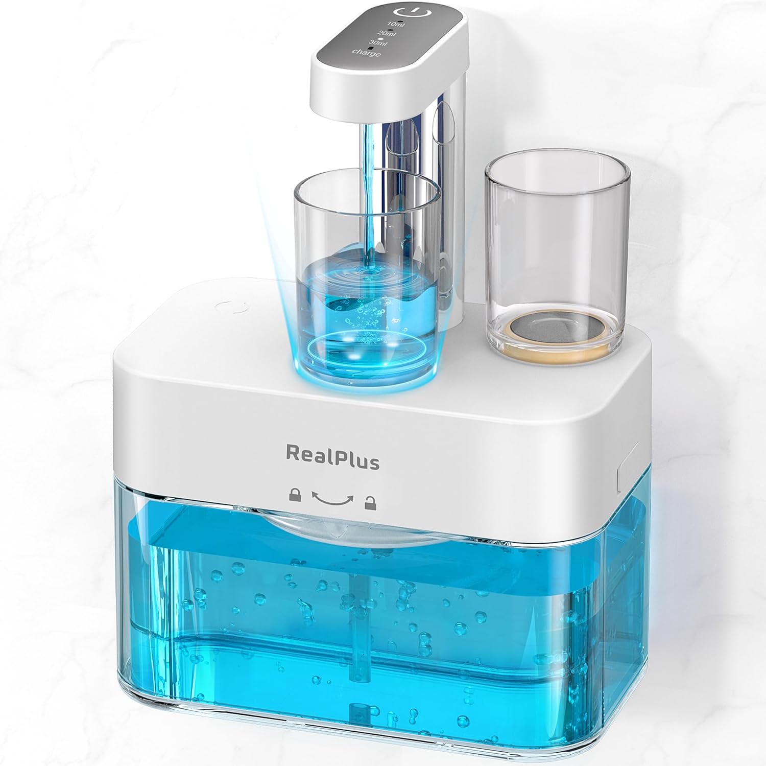 Amazon.com: Automatic Mouthwash Dispenser for Bathroom 550ml(18.6 oz ...