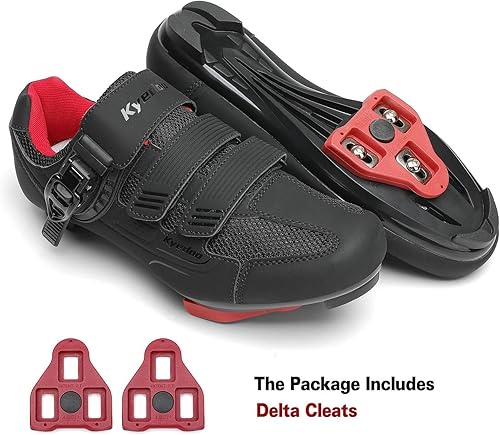 Miniatura 3 de Zapatos de ciclismo unisex compatibles con Peloton zapatos de bicicleta con clip para interiores Peleton bicicleta de carretera, ciclismo, carreras