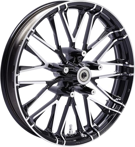 Miniatura 4 de TCT-MOTORPARTS Llanta delantera de 21 x 3.5 pulgadas para Harley Touring Electra Glide Road King Street Glide Road King Glide Road King Glide