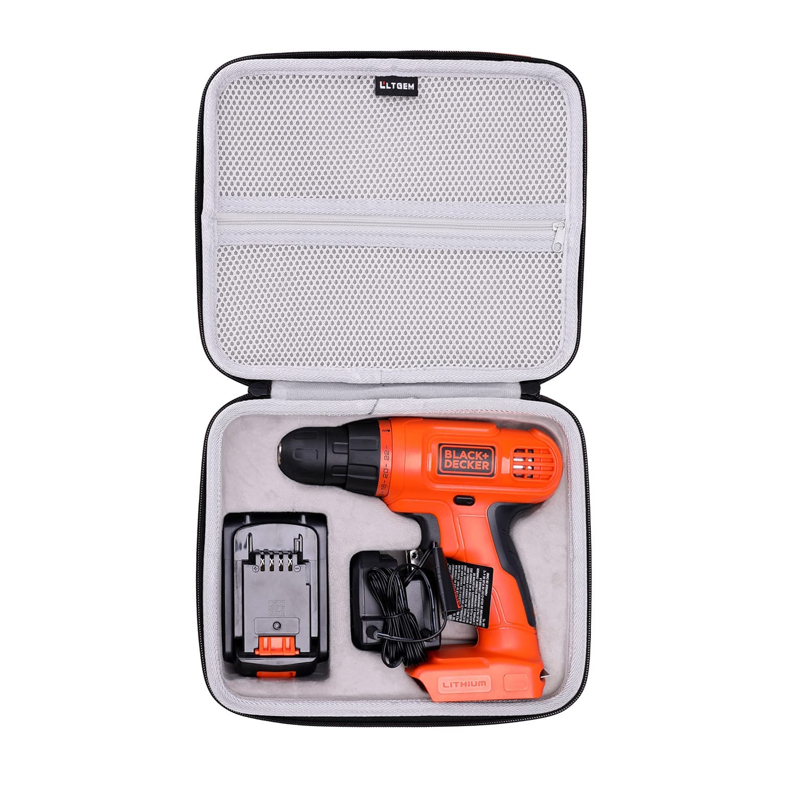 LTGEM EVA Case for BLACK+DECKER Drill - Protect Your Tool -9