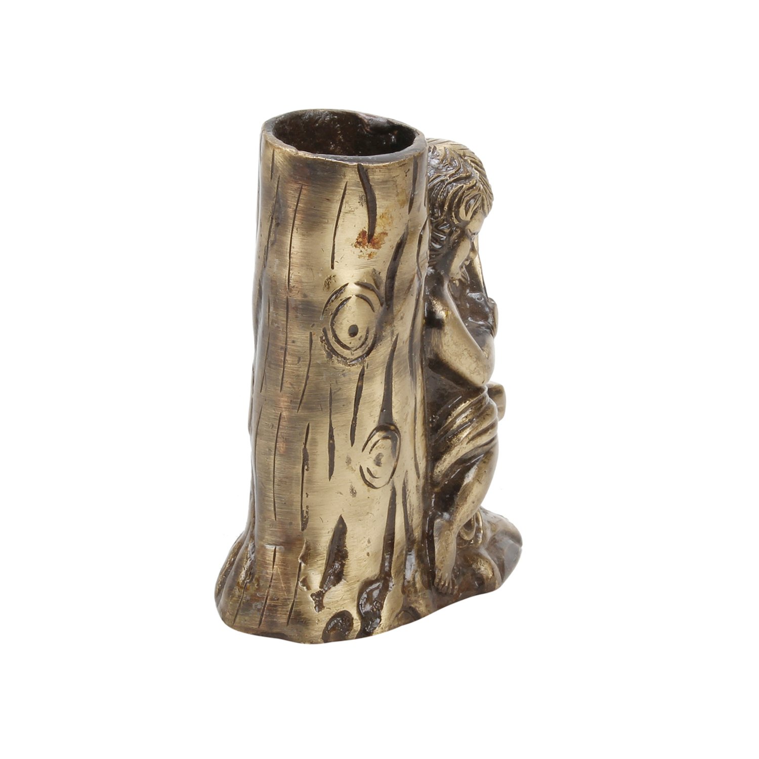 Kartique Portapenne da tavolo in ottone decorativo per artigianato