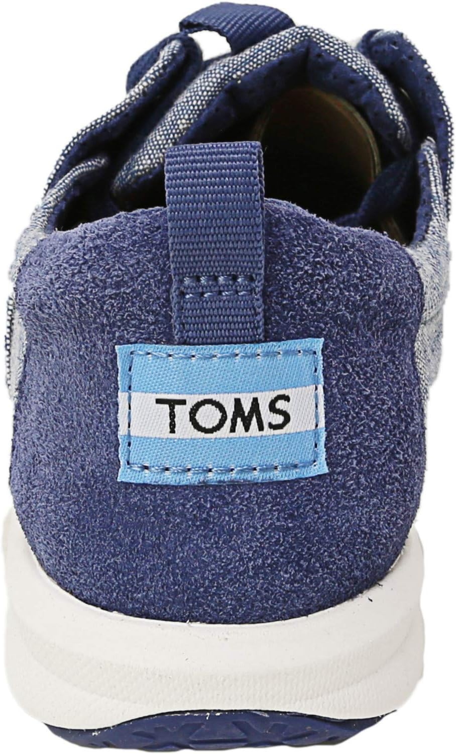 TOMS Women's Black Patent Linen Del Rey Sneaker 10008885