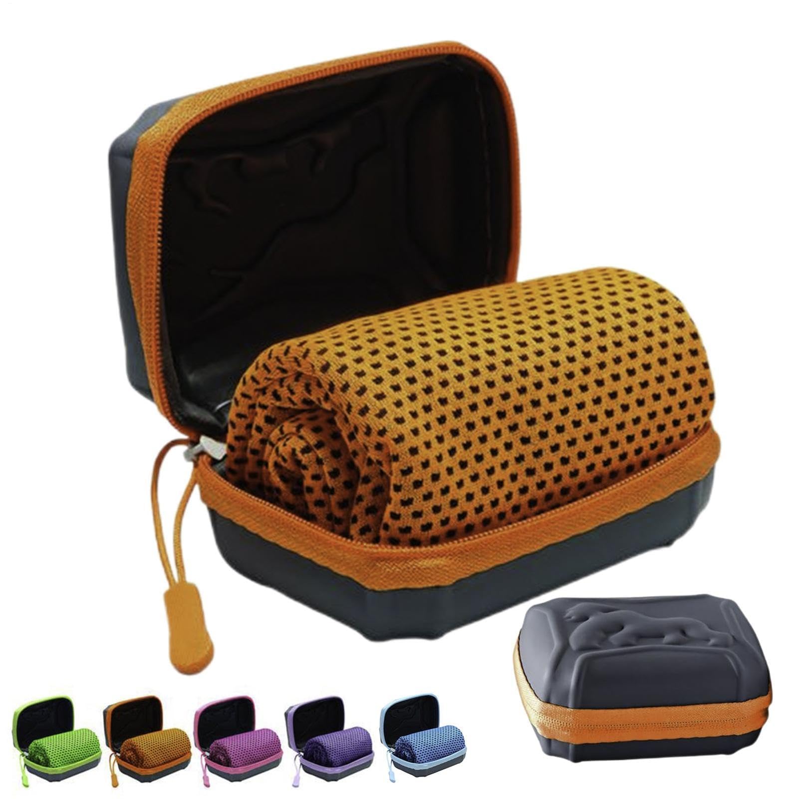 Cooling Towels For Neck And Face, Quick Drying Sweat Towels With Storage Box, Cooling Towel, Breathable Chilly Sports Towel, For Gym, Yoga, Sport, Running, Workout, Camping