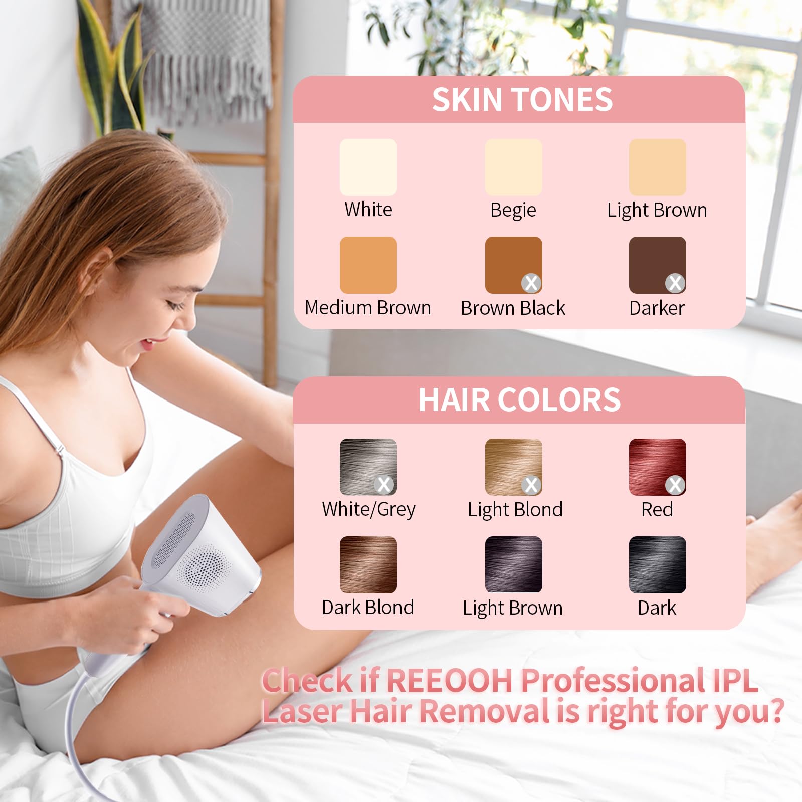 Épilation Laser pour Femmes et Hommes, Appareil D'épilation IPL 3 en 1 pour Tout le Corps, Indolore, Sûr, Convient aux Salons de Beauté, Aux Spas et à L'utilisation à Domicile