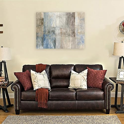 Miniatura 3 de Lienzo abstracto grande para pared, decoración de pared de sala de estar, impresiones en lienzo abstractas marrones, ilustraciones de lienzo