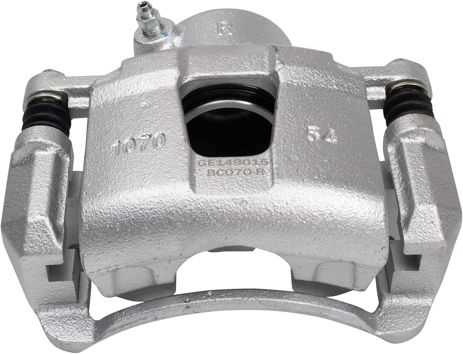TRQ Front Brake Caliper Set Zinc Coated Brackets Compatible with 2004-2011 Chevrolet Aveo 2007-2011 Aveo5 2013-2015 Spark 2009-2010 Pontiac G3 2004-2008 Suzuki Forenza 2005-2008 Reno
