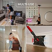 Vista 6 de O-Cedar H2prO - Sistema de trapeador plano con 2 repuestos de cabezal de trapeador Herramienta de limpieza rápida Limpiar con agua limpia