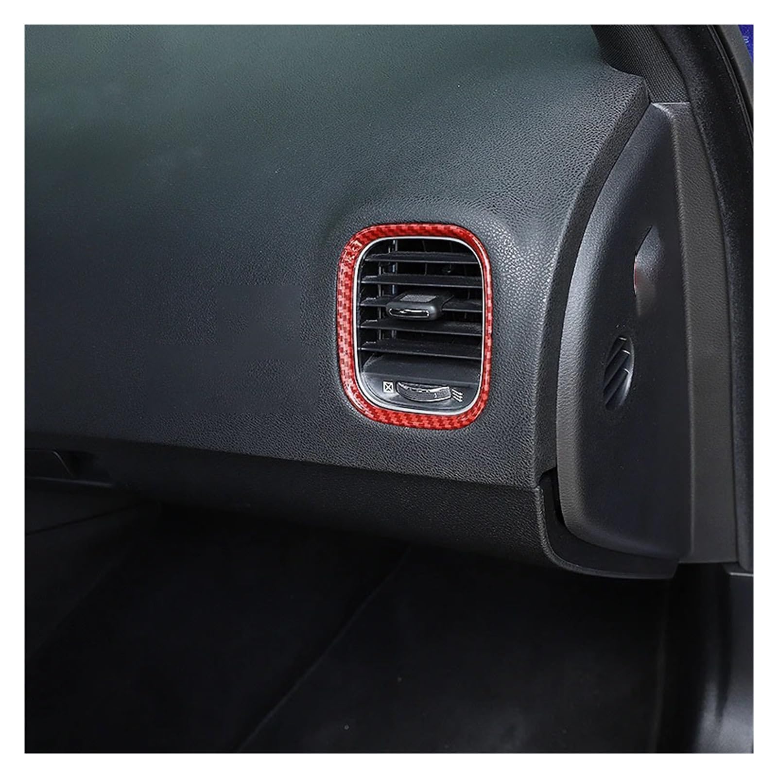 Pegatinas decorativas for el panel de instrumentos del tablero de instrumentos del control central del automóvil ABS compatibles con Dodge 2015 en adelante, accesorios for el interior del auto