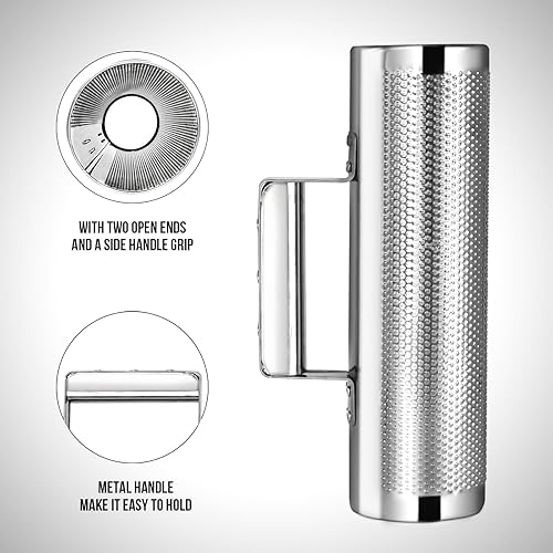 Miniatura 2 de Soulmate Acero inoxidable 12" 4" con raspador Guiro Instrumento de percusión latina profesional, acompañamiento de banda herramienta