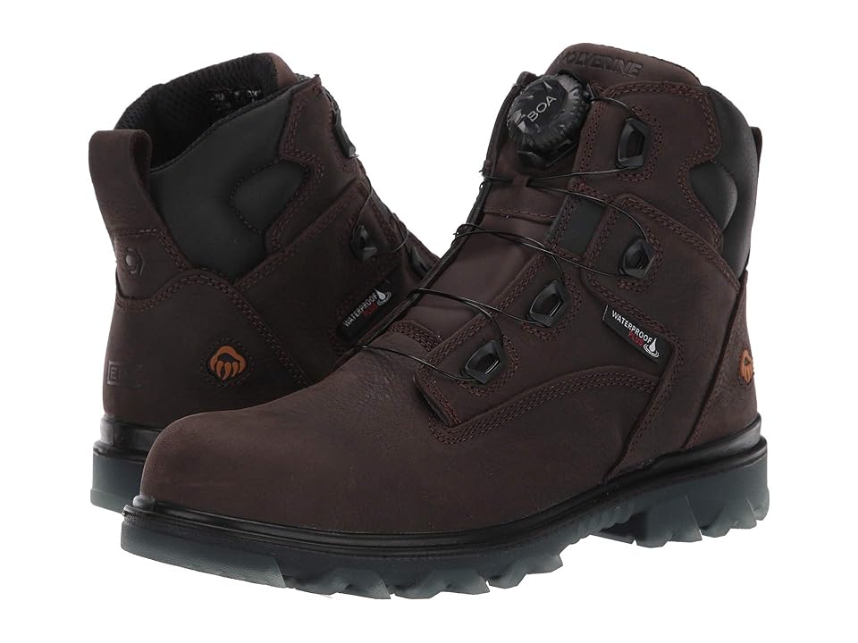 Wolverine I-90 EPX Boa CarbonMAX 6 Boot (Coffee Bean) Men's Work Lace-up Boots INTERNATIONAL SHIPPING