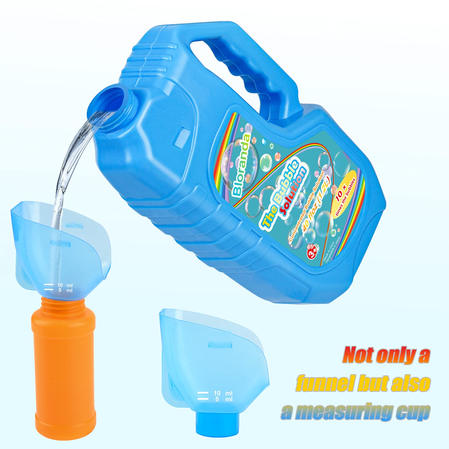 Buy Bloranda Bubble Solution Refill (Up to 3 Gallon) 40 oz Concentrated