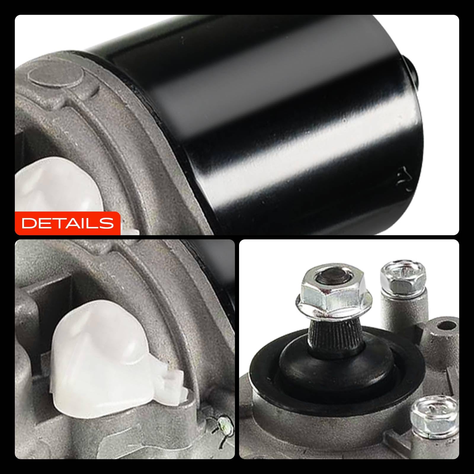 Frankberg 1x Wischermotor Scheibenwischermotor 4-Polig Vorne Links oder Rechts Kompatibel mit Grand Scénic II JM0/1 1.5L-2.0L 2004-2019 Scénic II JM0/1 1.4L-2.0L 2003-2015 Replace# 7701056003
