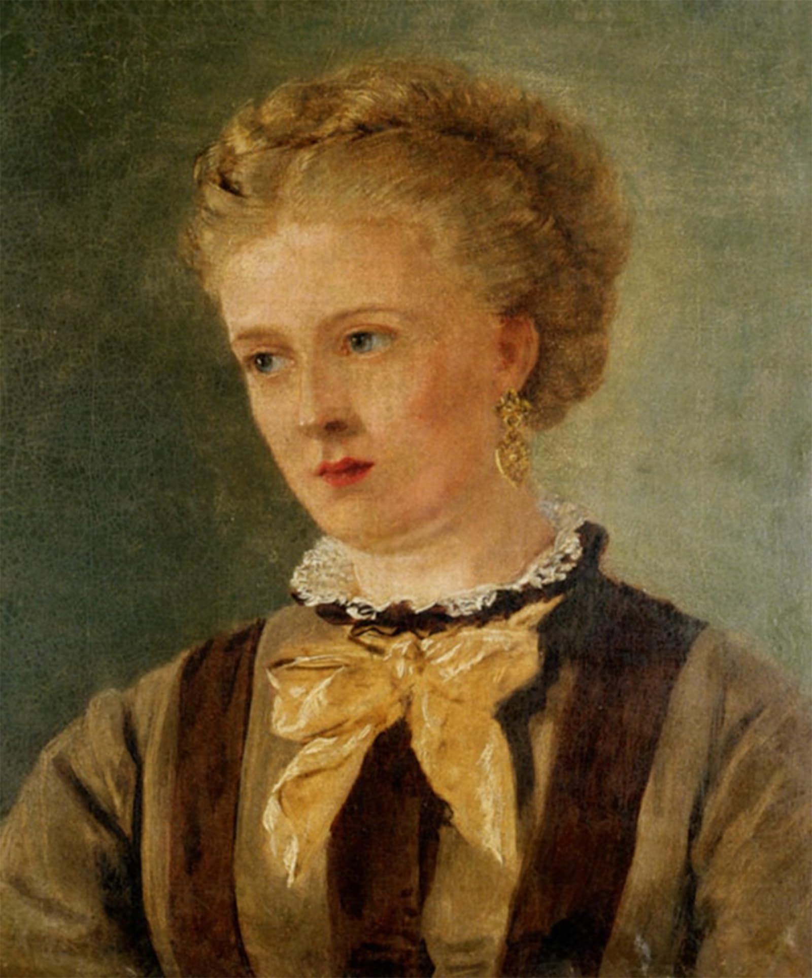 RZHRHJES Vintage Picture Wall Picture Painting Print Poster Portrait of Mary Brett by John Brett Abstract Wall Art Painting for Home Decor 60x90cm