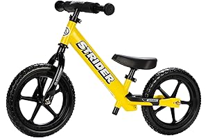 Strider 12” Sport Bike Balance Bike with Foot Rest