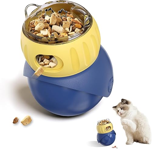 Alimentador de rompecabezas para gatos, juguete interactivo para gatos y perros, dispensador de golosinas para gatos de interior, perros pequeños,
