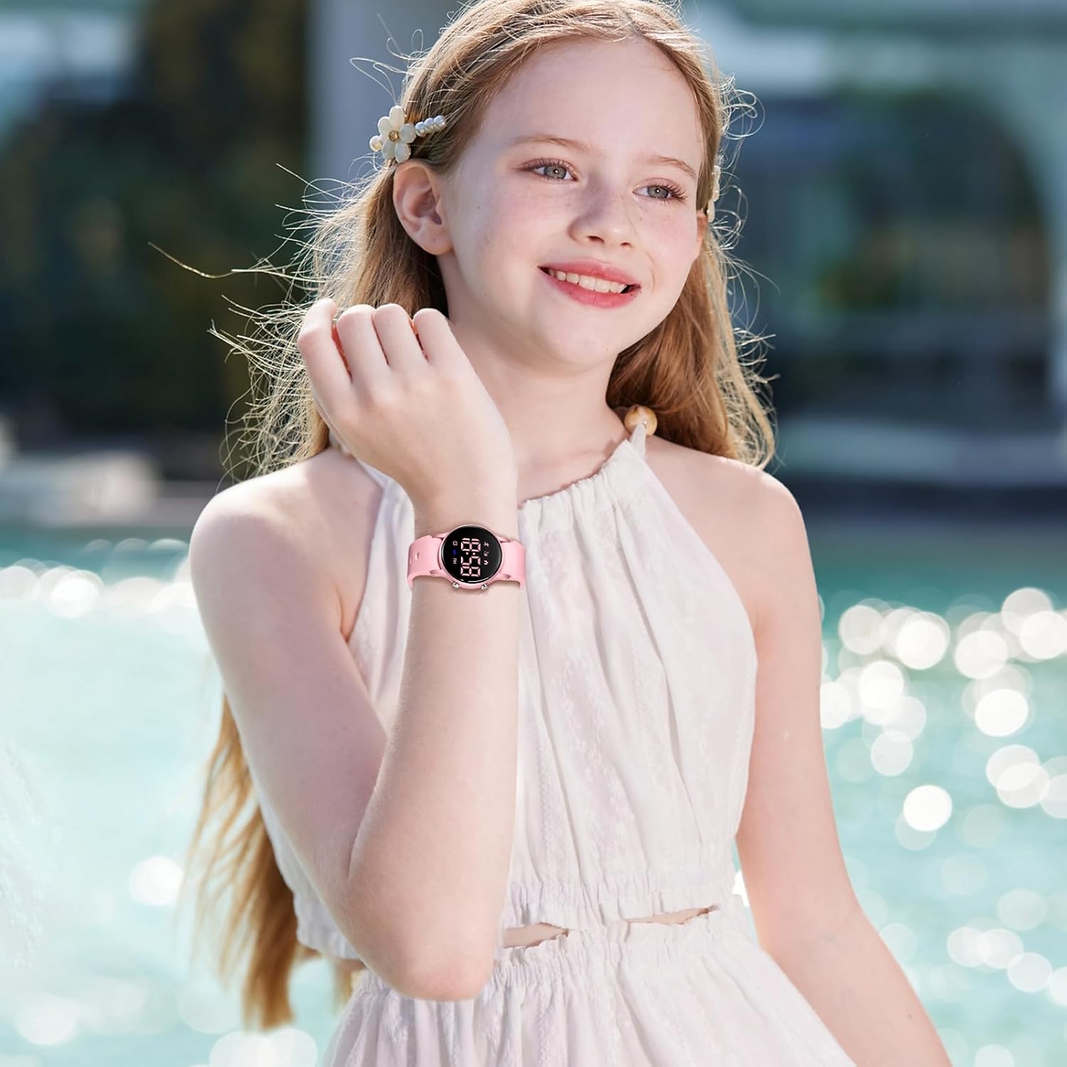 BEN NEVIS Kids Watch for Boys Girls Waterproof Digital Watch for Kids with Pedometer, Vibration Alarm Clock, Stopwatch, Calendar, No App for Ages 5-18