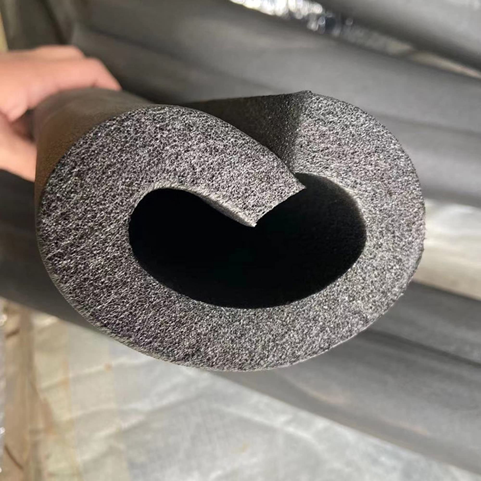 Autoadhesivo Aislamiento De Tubería Largo 95cm Tubo De Aislamiento Para el Aislamiento Externo de Tuberías/Wall thickness 20mm / ID108mm