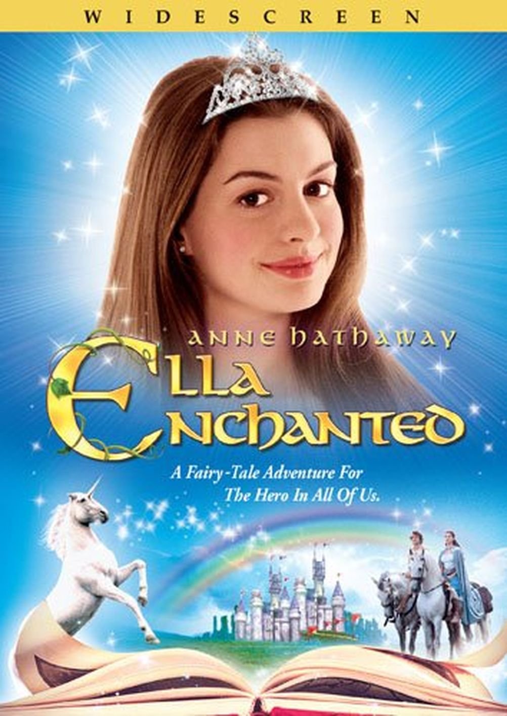 Ella Enchanted en DVD para tardes de cine familiar y fantasía en casa