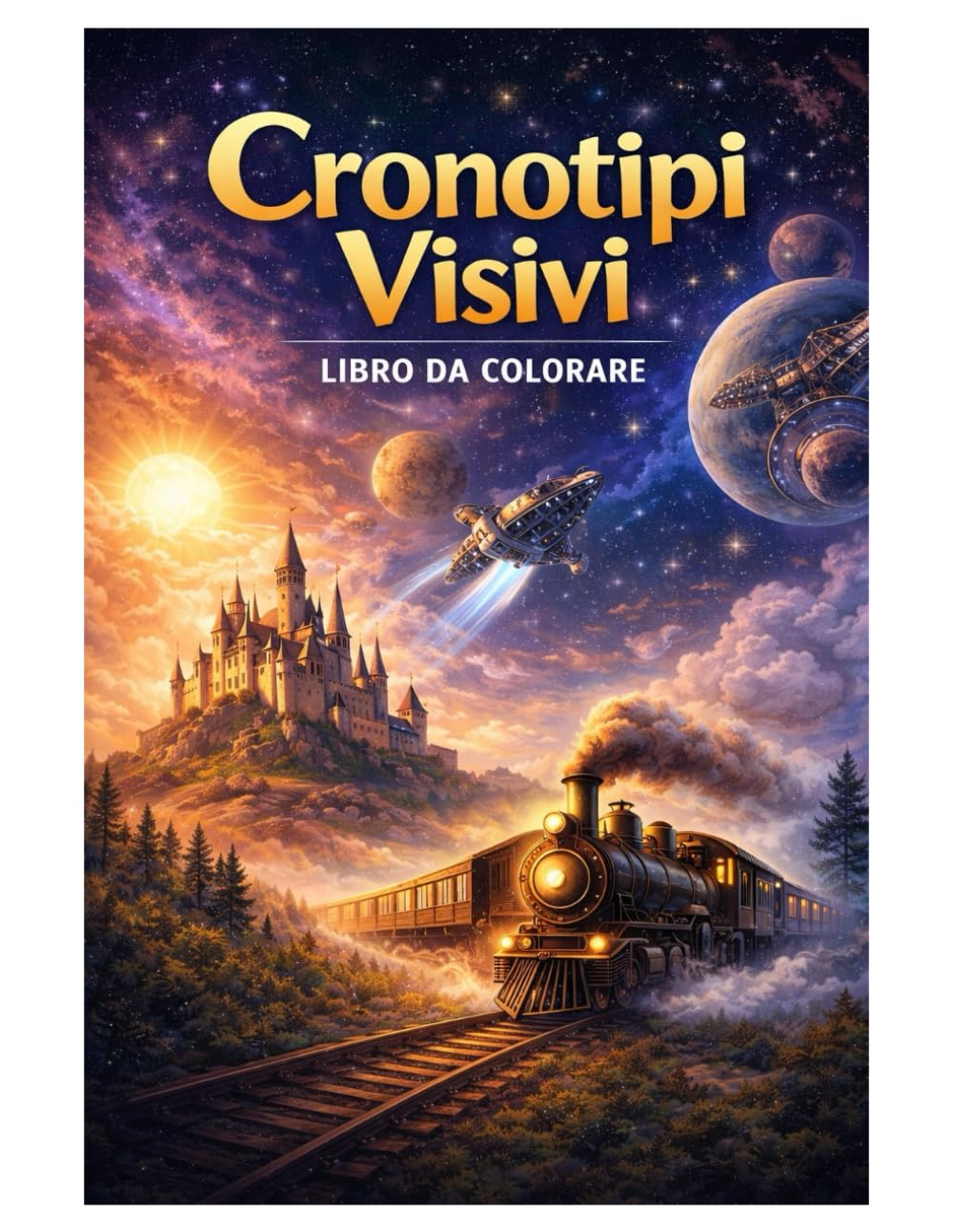 Cronotipi visivi: Libro da colorare per adulti e ragazzi