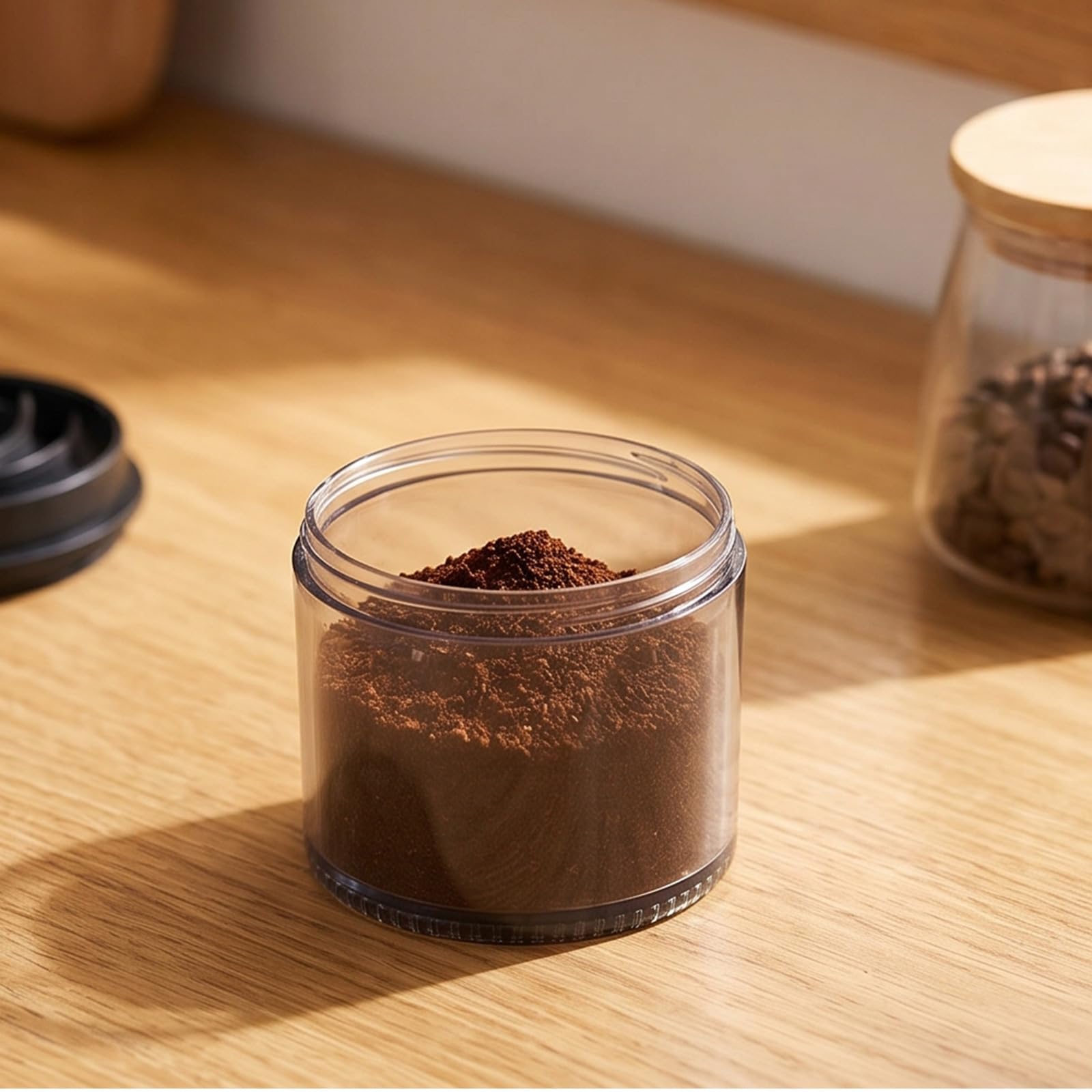 Macinacaffè Elettrico con Texture ABS per Espresso, Black