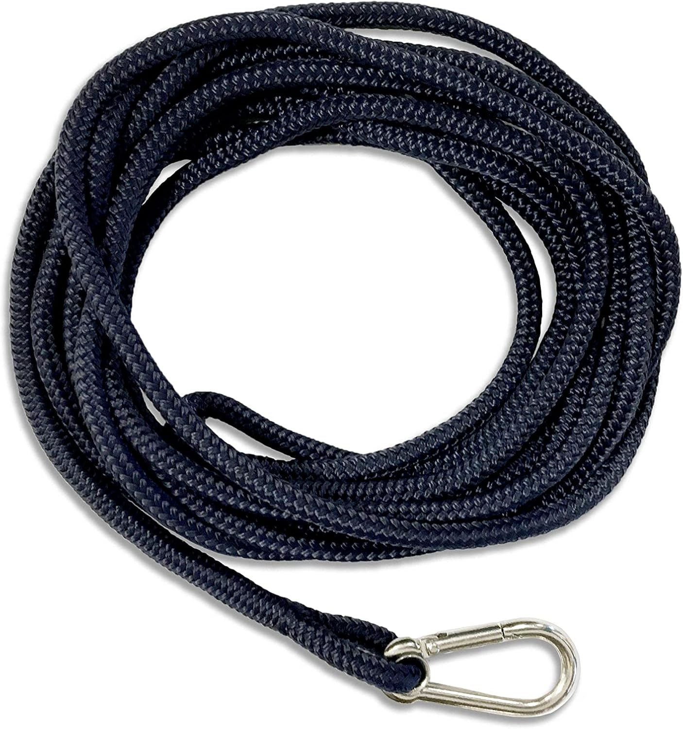 Tigress Safety Strap : 14' Nylon Safety Tether with 316 Stainless Steel Carabiner to be Used with XD Poseidon Dredge Boom or Big Game trolling Rod