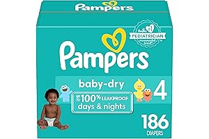 Pampers Baby Dry Diapers - Size 4, Ultimate Protection for a Growing Baby